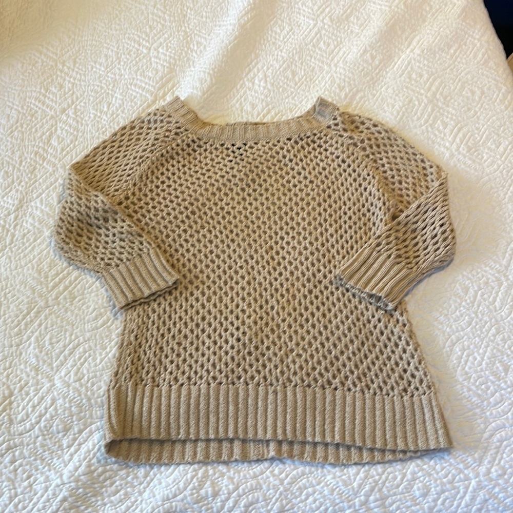 Womens brown sweater perfect over a cami